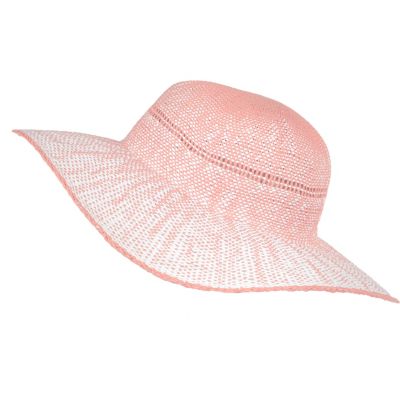 Girls pink ombre floppy hat
